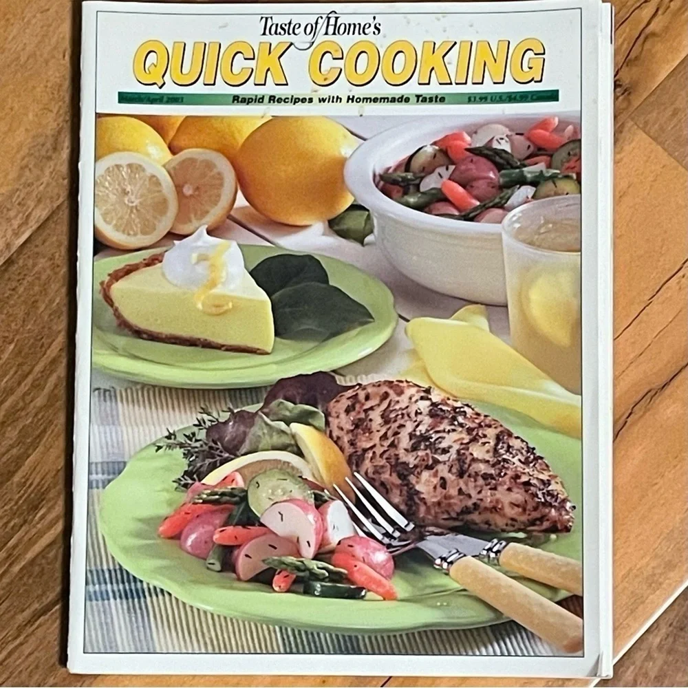 Taste of Home Quick Cooking Magazines Lot/Bundle of 8
